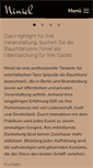Mobile Screenshot of bauchtanz-niniel.de